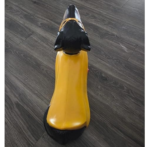 Halloween Dachshund Decor, 7.87 Inch Blow Mold Lighted Super Hero Dachshund Statue, Vintage Wiener Dog Decor, Outdoor/Indoor Halloween Party Decoration for Yard or Home thumbnail 6
