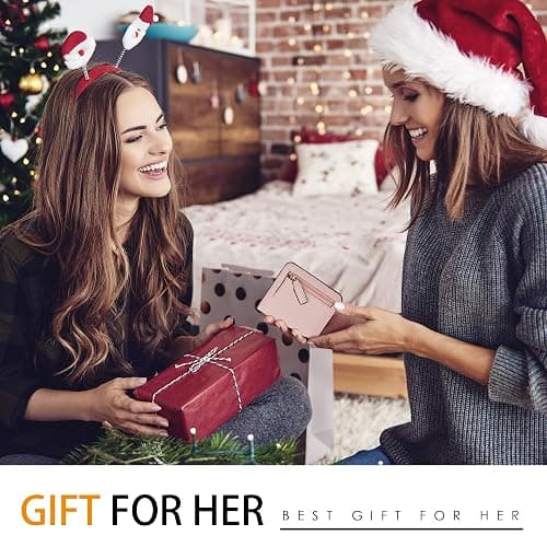 Toughergun Wallet Women Rfid Blocking Small Compact Bifold Luxury Leather Pocket Wallet Ladies Mini Purse with ID Window thumbnail 8