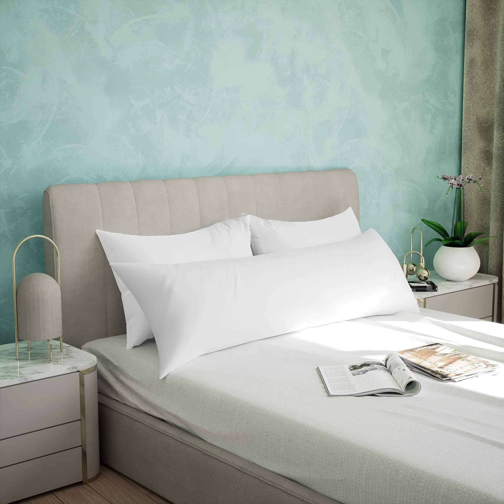 Utopia Bedding Body pillow 40×145 cm for side sleepers, white thumbnail 6