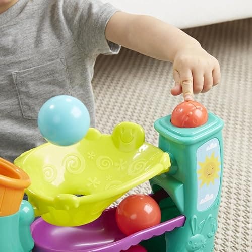 Playskool Chase 'N Go Ball Popper Toy for Active Babies and Toddlers with 4 Colorful Balls For Boys Girls and Kids Ages 9, 10, 11, 12 Months and Up thumbnail 7