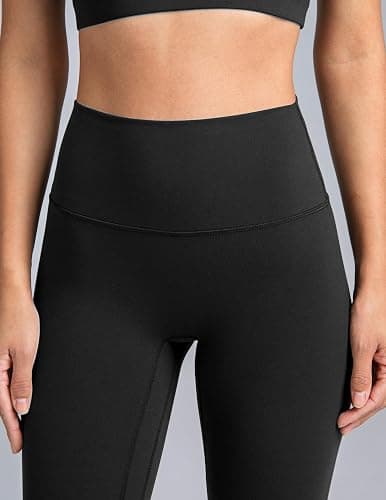 Colorfulkoala Dreamlux No Front Seam Leggings for Women 25"/28" Inseam, Seamless High Waisted Buttery Soft Yoga Pants thumbnail 4