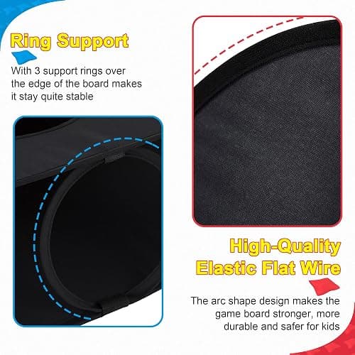 Himal Collapsible Portable Corn Hole Boards with 8 Cornhole Bean Bags (3 x 2-feet) thumbnail 4