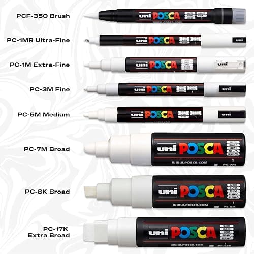POSCA 8-Color Paint Marker Set, PC-5M Medium thumbnail 5