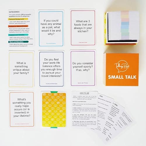 200 Icebreaker Conversation Cards - Improve Your Small Talk & Make Deep Connections - Perfect for Parties, Gatherings & More - Always Have Something to Say - Discuss Fun Questions & Interesting Topics thumbnail 8