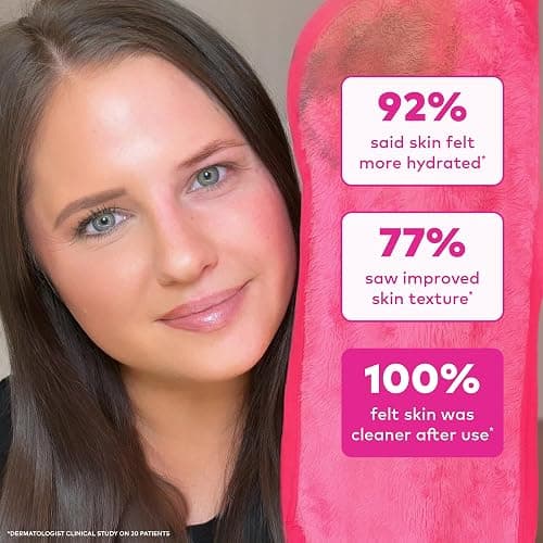The Original MakeUp Eraser PRO, Effortlessly Remove All Makeup Using Only Water, Including Waterproof Mascara, Eyeliner, Foundation, Lipstick, Sunscreen thumbnail 5