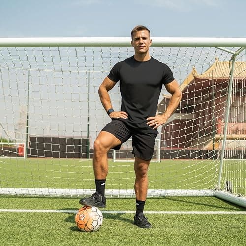 JULY'S SONG Ensemble d'entraînement de compression pour homme, 5 pièces, séchage rapide, chemise, pantalon, short, veste, vêtements pour salle de sport thumbnail 7
