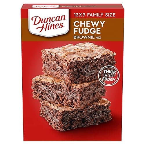 Duncan Hines Brownie Mix, Fudge, 18.3 oz - Chewy Fudge - 18.3 Ounce (Pack of 1)