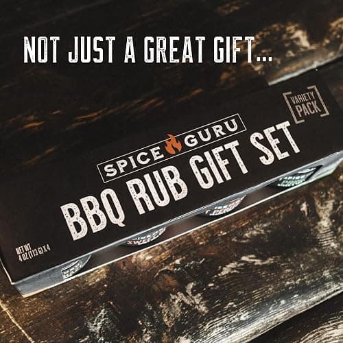 Spice Guru BBQ Rub Gift Set – 4 Flavor Barbecue Seasoning Sampler – Mens Christmas Gifts for Dad, Husband or Brother – Premium Grilling Spices & Holiday Gift Set for Grill Lovers - Grill Accessories thumbnail 4