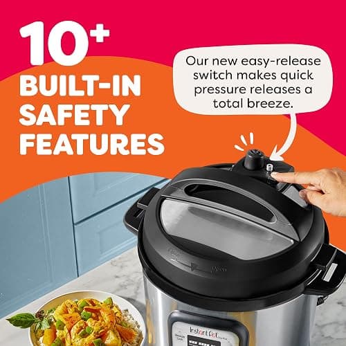 Instant Pot Duo Plus 9-in-1 Multicooker, Pressure Cooker, Slow Cook, Rice Maker, Steamer, Sauté, Yogurt, Warmer & Sterilizer, Includes App With Over 800 Recipes, Stainless Steel, 6 Quarts thumbnail 6