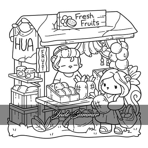 Hawaï Cosy - Jade Summer - Coloriages exotiques et mignons pour adultes pour se détendre - Cosy colo thumbnail 5