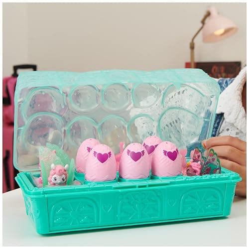 Hatchimals CollEGGtibles, Rainbow-Cation Llama Family Carton with Surprise Playset, 10 Characters, 2 Accessories, Kids Toys for Girls Ages 5 and up thumbnail 9