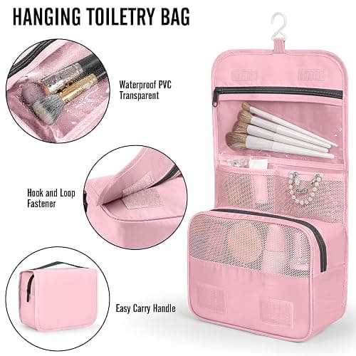 Veken 10 Set Packing Cubes for Travel Essential, Suitcase Organizer Bags in 4 Sizes, Carry-On Luggage Accessories with Large Laundry & Hanging Toiletry Bag, Must-Have for Airplane, Road Trip & Camping thumbnail 3
