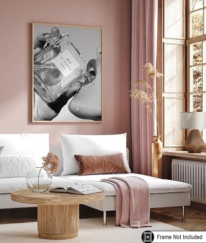 Poster Master Drinking Perfume Print - Fashion Poster - Luxury Brand Design - Wall Design - Black and White Photography Illustration - Great Girl's Room or Office Decor - 16x20 UNFRAMED Wall Decor thumbnail 6