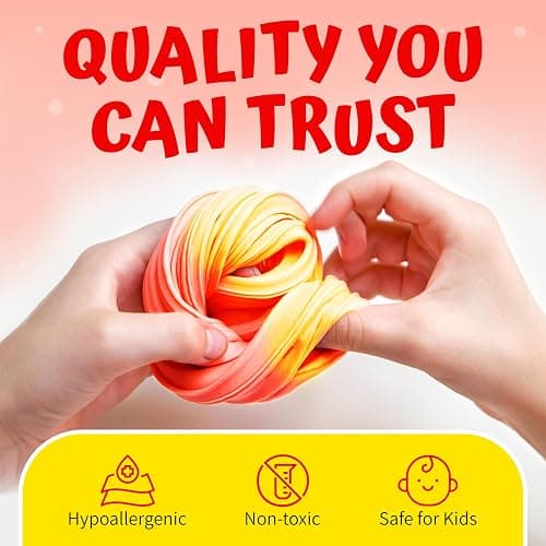 Playbees Color Changing Therapy Putty 12 Pack - Silly Mini Putty Thinking Slime for Sensory Play, Educational Games, Fidget Putty 8-15 - Heat Sensitive Magical Color Shifts - Slime Favors 0.5 Oz thumbnail 7