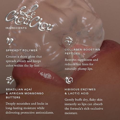 EADEM Tinted Lip Balm, Moisturizing Lip Gloss Tube for Women, Butter Mochi | Le Chouchou, Lip Softening Balm with Cooling Metal Applicator, Plumps & Smoothes Lips, Infused with Acai & Mongongo Butter thumbnail 6
