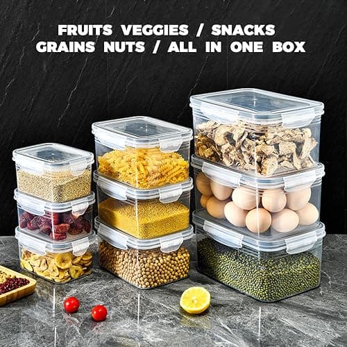 INEDRIMS 3PCS Fruit Containers for Fridge with Removable Filter, Berry Airtight Produce Storage Containers to Keep Fruit and Vegetables Fresh, BPA-Free Dishwasher Safe Food Containers (Blue) thumbnail 4
