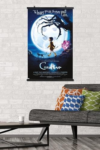 Coraline - Braver One Sheet Wall Poster, 34L" x 22.4W", Poster & Clip Bundle thumbnail 2