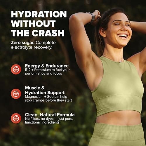 Rosabella Electrolyte Drink Powder – Watermelon – Sugar-Free Hydration Drink Mix – Electrolytes Powder with Sodium, Potassium, Magnesium, Calcium – Travel Jar – 30 Servings (5.6 oz) thumbnail 6