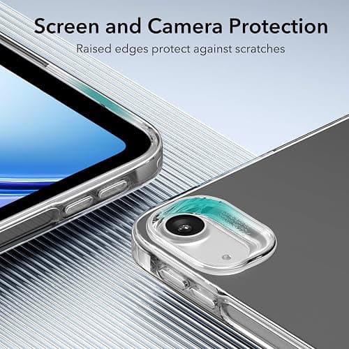 ESR for iPad Air 11 Inch Case M3/M2 (2025/2024), iPad Air 5th/4th Gen(2022/2020), Slim&Light, Yellowing Resistant, Transparent Back Cover, Supports Pencil Pro&Pencil (USB-C), Zero Series, Clear thumbnail 6