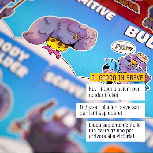 Cranio Creations – Piccioni Esplosivi - Un Party Game Esplosivo! | 2-5 Giocatori - Party Game – 30 Minuti – Età 8+ - Edizione in Lingua Italiana thumbnail 3