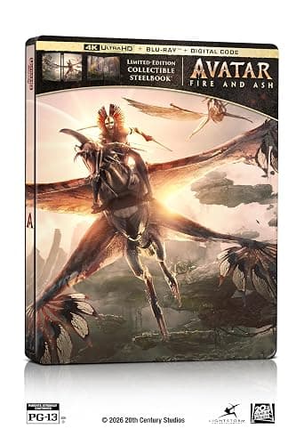 Avatar: Fire And Ash (3 Disc) - 4K UHD/BD Combo + Bonus Disc + Digital + Steelbook thumbnail 2