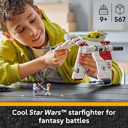 LEGO Star Wars: The Clone Wars V-19 Torrent Starfighter Building Toy - Pretend Play Set for Boys & Girls, Ages 9+ - Starship Model Kit W/ 3 Minifigures - Gift Idea for Birthdays - 75432 thumbnail 2