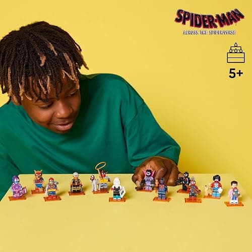 LEGO Minifigures Spider-Man: Across the Spider-Verse - Get 1 of 12 Collectible Toys with Accessories - Gift for 5+ Year Old Boys & Girls - Mystery Box - 71050 thumbnail 2