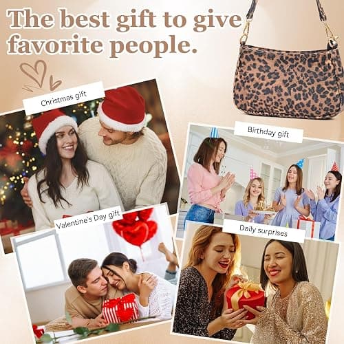 NEBIL Shoulder Bag for Women Small Classic Purses Vegan Leather Clutch Tote HandBags thumbnail 7