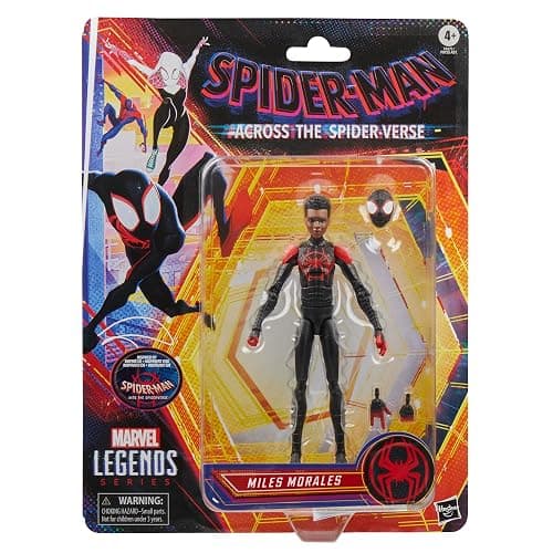 Marvel Legends Series Miles Morales, Spider-Man: Into the Spider-Verse Collectible 6 Inch Action Figure thumbnail 2