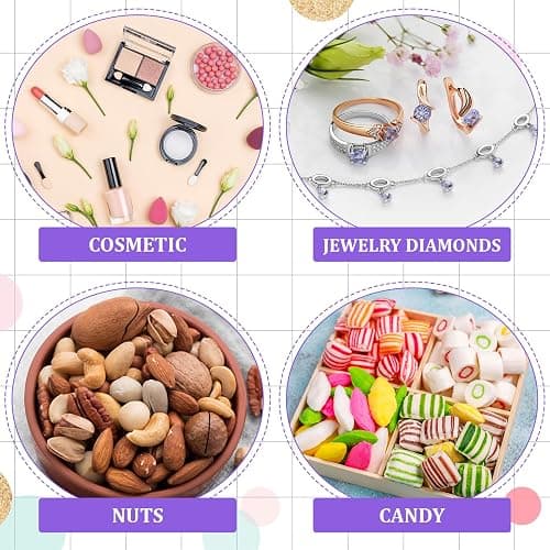 SHENLIU 500 Pcs 4x6 inches Moon Organza Mesh Jewelry Bags bulk with Drawstring, Multi Colored Small Gift Bags Jewelry Pouch for Birthday Wedding Baby Shower Festival Party Favor thumbnail 6