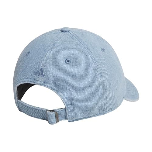 adidas Women's Saturday 3 Baseball Cap – Athletic Relaxed Strapback Hat thumbnail 4