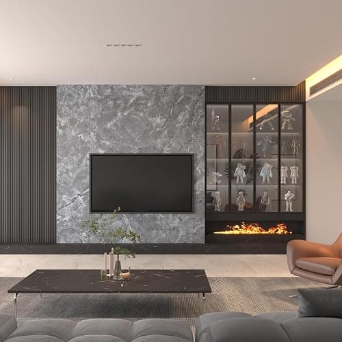 HOLOMEY Gray Marble Contact Paper for Countertops Waterproof Marble Peel and Stick Wallpaper Removable Self-Adhesive Granite Vinyl Wrap Roll for Kitchen Bathroom Sink Table Darwer Locker 16x118 inch thumbnail 7