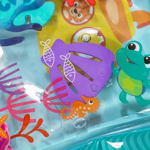 Baby Einstein, Tappetino d'acqua Sensory Splash Ocean Explorers, per giocare a pancia in giù o da seduti, 0-36 mesi thumbnail 14