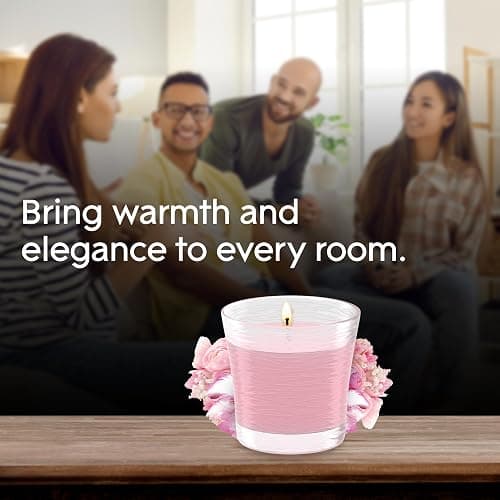 Glade 1-Wick Scented Candle Jar, Angel Whispers, Air Freshener Infused with Essential Oils, 4.08 Oz thumbnail 8