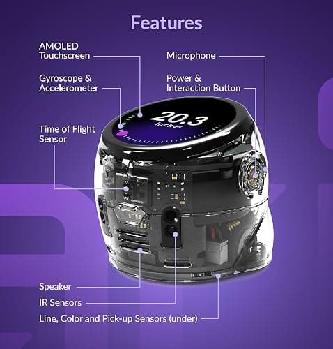 Ozobot Ari Entry Kit | Interactive Learning Robot with Touch Screen, ToF Sensor, Accelerometer, Gyroscope, and AI Integration | Hands-On STEM Education for Classrooms and Homeschool thumbnail 3