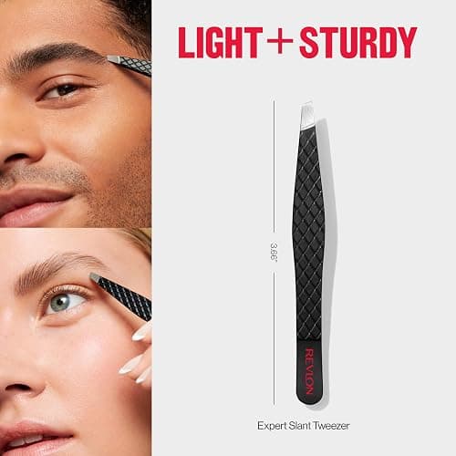 Revlon Expert Slant Tweezer, High Precision For Easy Hair Removal, Made With Stainless Steel, Stocking Stuffer for Women & Men, 1 count thumbnail 8