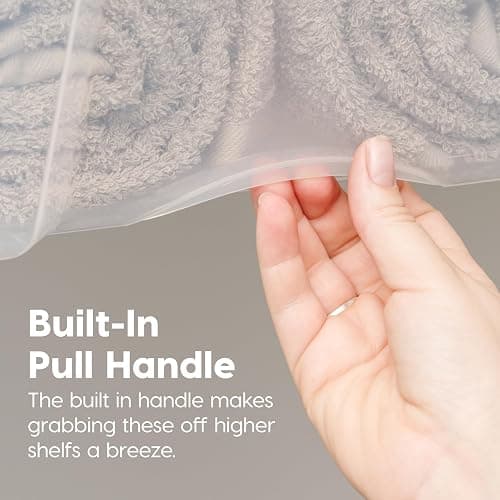 IRIS USA 72 Qt Stackable Plastic Storage Bins with Lids, 6 Pack - BPA-Free, Made in USA - See-Through Organizing Solution, Latches, Durable Nestable Containers, Secure Pull Handle - Clear thumbnail 7
