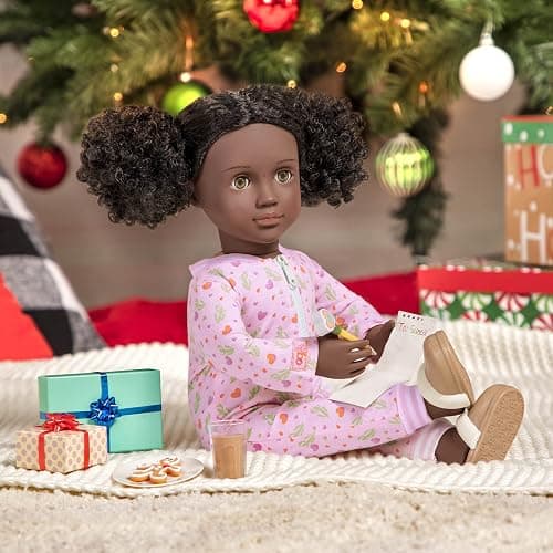 Our Generation Llama Lullabies Outfit – Pyjama Onsie Set Featuring Plush Llama Toy for 18-inch Dolls – 3 Piece Clothing Set thumbnail 2