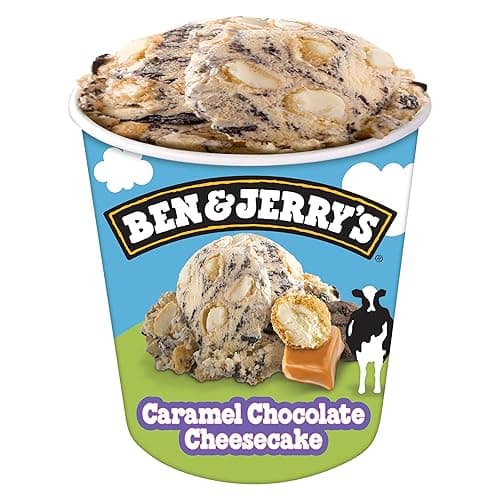 Ben & Jerry's Caramel Chocolate Cheesecake Ice Cream Pint Non-GMO 16oz - 1 pint