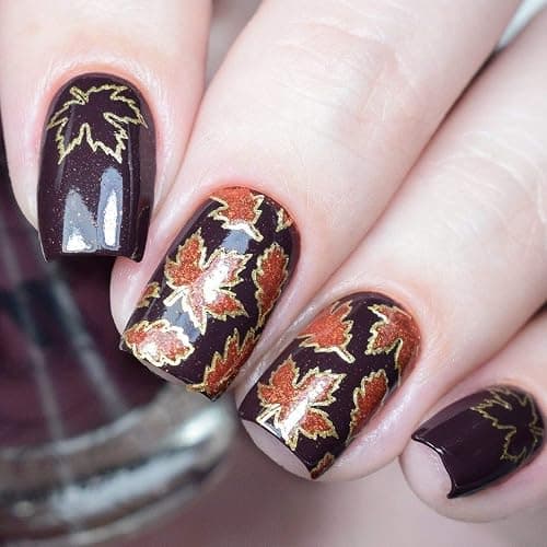 Whats Up Nails - Go for Gild Stamping Polish Gold Metallic Lacquer for Stamped Nail Art Design 7 Free Cruelty Free Vegan thumbnail 2