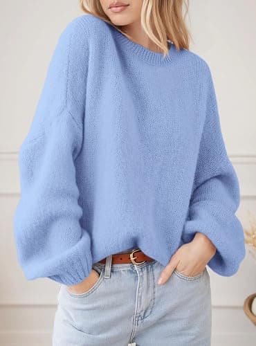 PRETTYGARDEN Women's Fall Oversized Sweaters Dressy Casual Long Sleeve Chunky Knit Winter Pullover Tops 2026 Holiday Outfits thumbnail 2