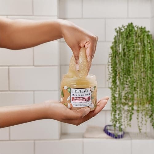 Dr Teal's Shea Sugar Body Scrub, Shea Butter with Almond Oil & Essential Oils, 19 oz (Pack of 3) thumbnail 5