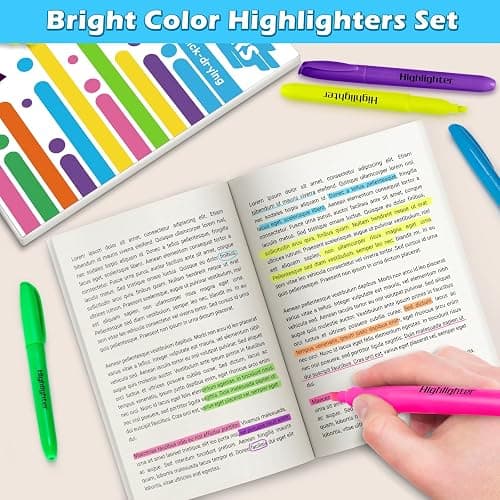 Duchong 30 Count Highlighters, Chisel Tip Dry-Quickly Highlighter Markers, Highlighters Assorted Colors for Adult Kids, Office Classroom Must Have, School Supplies for Teachers thumbnail 4