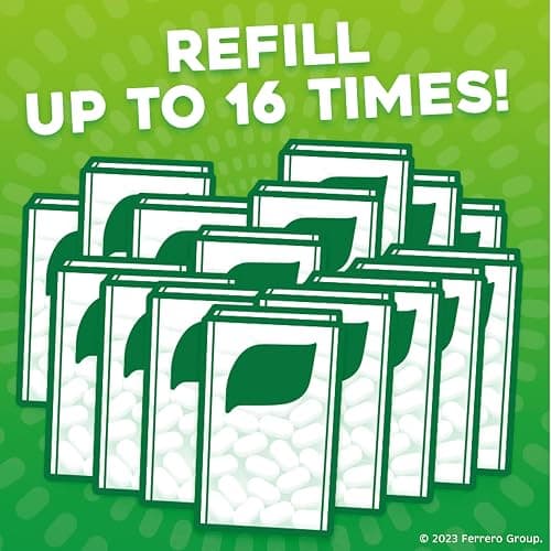 Tic Tac Freshmint Breath Mints, Bulk Resealable Refill Bag, On-the-Go Refreshment, Stocking Stuffer, Includes Empty Refillable Pack, 17.2 oz thumbnail 8