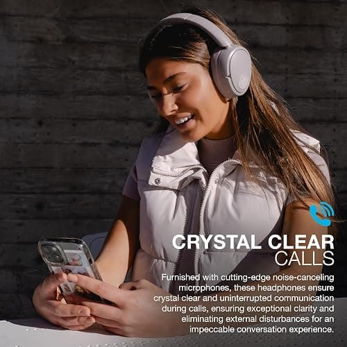 JLab JBuds Lux ANC, Over Ear Headphones, Active Noise Cancelling, Bluetooth, Mauve thumbnail 6