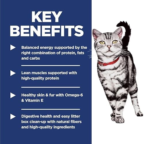 Hill's Science Diet Indoor, Adult 1-6, Easy Litter Box Cleanup, Dry Cat Food, Chicken Recipe, 15.5 lb Bag thumbnail 4