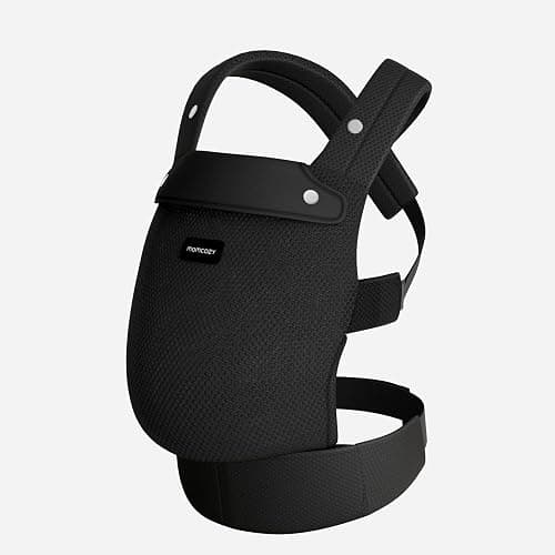Momcozy Breathable Mesh Baby Carrier, Ergonomic and Lightweight Infant Carrier for 7-45lbs with Enhanced Lumbar Support, All Day Comfort for Hands-Free Parenting, Air Mesh-Black thumbnail 9
