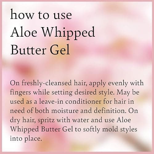 Camille Rose Aloe Whipped Butter Hair Styling Gel, with Aloe Vera and Macadamia Oil for Moisture and Light Hold, for All Hair Types 8 oz thumbnail 7