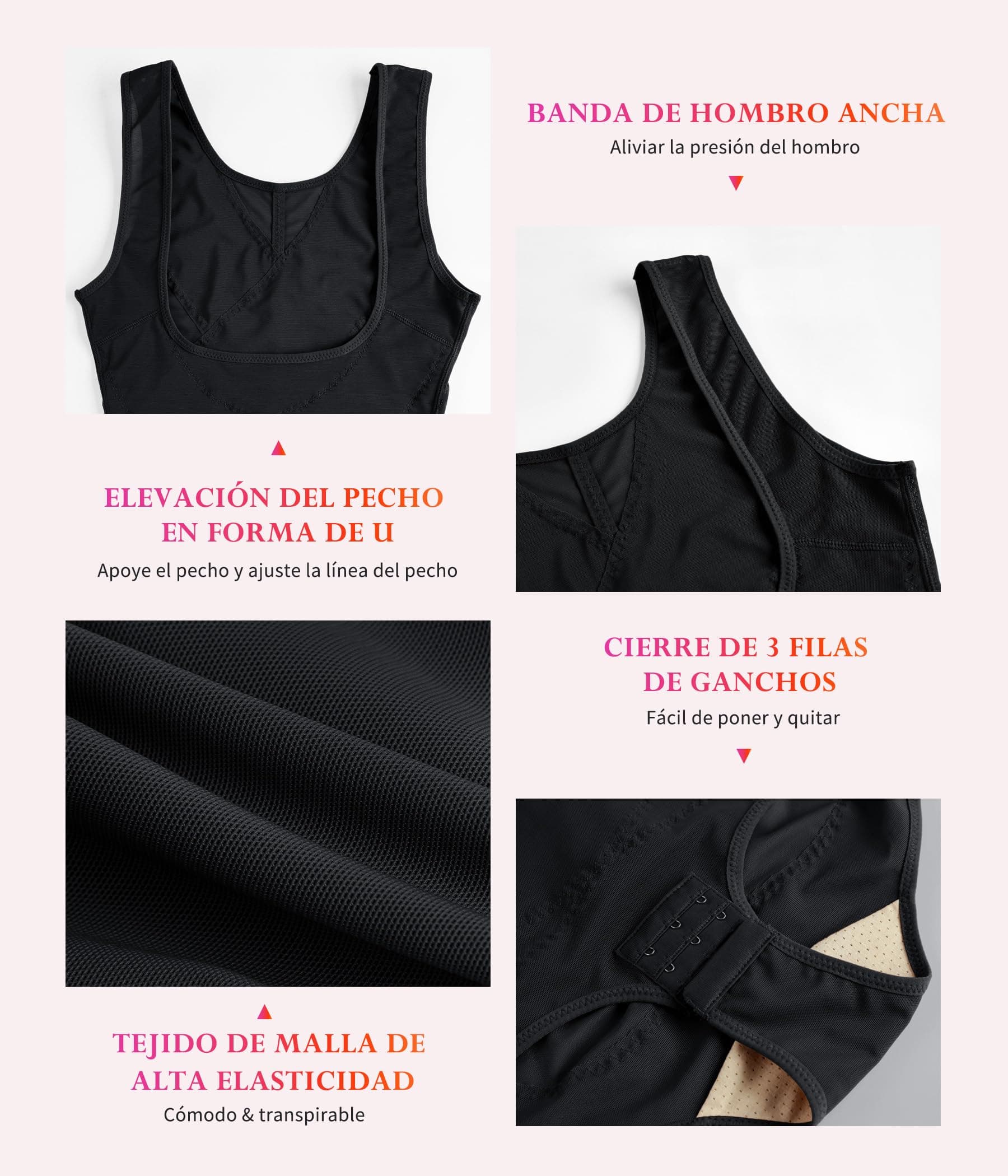 Eleady Fajas Reductoras Mujer Adelgazante Moldeador de Cuerpo Para Mujer Fajas Colombianas Reductoras de Abdomen y Cintura Faja Adelgazante thumbnail 4