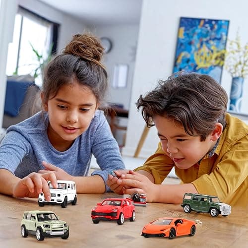 Hooqict Metal Die Cast Toy Car Set of 5, Openable Doors Pull Back Car for Kids Boys Age 3 4 5 6 7 8, Racing Car Party Favors Mini Toy Car for Pinata Stuffers, Goodie Bag Stuffers, Birthday Gifts thumbnail 7